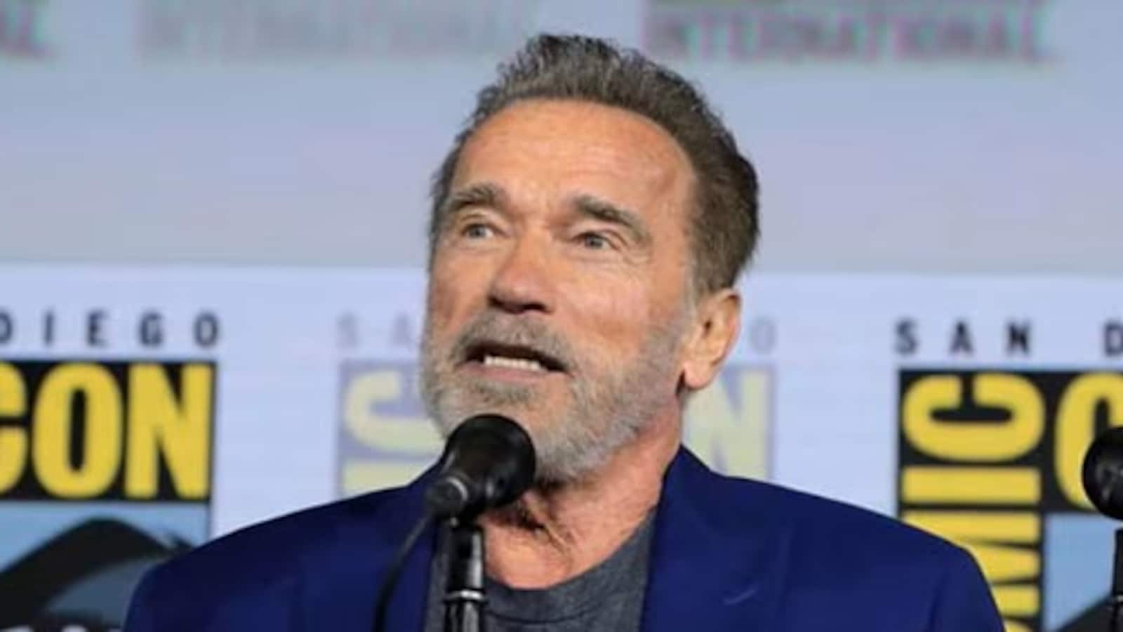 Arnold Schwarzenegger Demonstrates T-Bar Rows at 79
