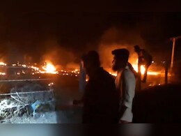 गुजरात के जामनगर में फाइटर प्लेन क्रैश, पायलट की हालत गंभीर, लगी भयंकर आग