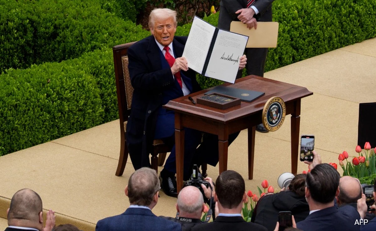 Вашингтон САЩ From European wines to industrial tools global tariffs