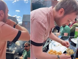 ब्रिटिश पति मज़े से खा रहा था गोलगप्पे, भारतीय महिला ने शेयर किया Video, यूजर्स बोले- विदेशी को बना दिया देसी ब्रिटिश पति मज़े से खा रहा था गोलगप्पे, भारतीय महिला ने शेयर किया Video, यूजर्स बोले- विदेशी को बना दिया देसी