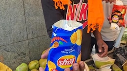 Watch: Vlogger Drinks Coconut Water Mixed With Lays, Angers Internet