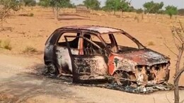हत्या या हादसा: डीडवाना में जलती कार में मिला अधजला शव, मौत बनी रहस्य, जांच में जुटी पुलिस