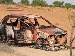 हत्या या हादसा: डीडवाना में जलती कार में मिला अधजला शव, मौत बनी रहस्य, जांच में जुटी पुलिस