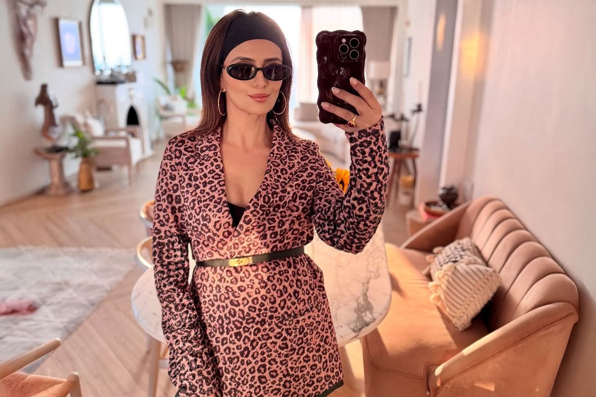 Roshni Chopra Brings Back Retro Vibes in Leopard Print Glam