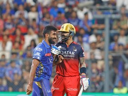 Virat Kohli Cheekily Pushes Jasprit Bumrah Away During IPL 2025 Clash - Video Goes Viral