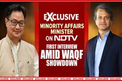 Minister Kiren Rijiju's 1st Interview After Waqf Act Came Into Effect Minister Kiren Rijiju's 1st Interview After Waqf Act Came Into Effect