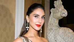 Vaani Kapoor Keeps It Glam In Dewy Base And Bold Red Lips