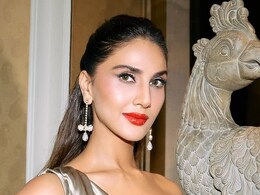 Vaani Kapoor Keeps It Glam In Dewy Base And Bold Red Lips