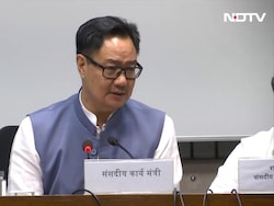 Kiren Rijiju On Why Centre Will Be Forced To Push Bills Amid Parliament Protests