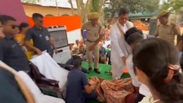 Video: Principal Falls Ill During Tripura Event, Chief Minister Gives 1st Aid