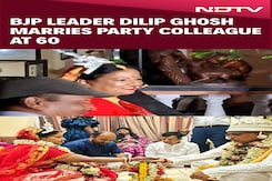 Bengal BJP Ex-President Dilip Ghosh Marries Party Colleague Rinku Majumdar At 60 Bengal BJP Ex-President Dilip Ghosh Marries Party Colleague Rinku Majumdar At 60
