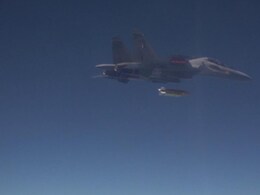 सुखोई फाइटर जेट से ‘गौरव’ लॉन्ग-रेंज ग्लाइड बम का सफल परीक्षण सुखोई फाइटर जेट से ‘गौरव’ लॉन्ग-रेंज ग्लाइड बम का सफल परीक्षण