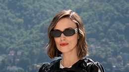 Keira Knightley Looks Ethereal In A White Dress And Pearl Belt For Chanel Cruise Show