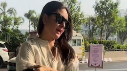 Kareena Kapoor's White And Silver Suit Looks Easy And Perfect For A Morning Flight