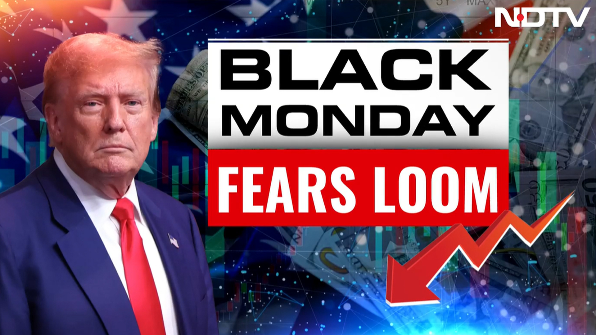 Trump Tariff Market Collapse Worsens, Wall Street Fears Another 'Black Monday'