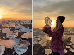 Take A Look At Iceland's Famous And Gorgeous "Diamond Beach" In Viral Video