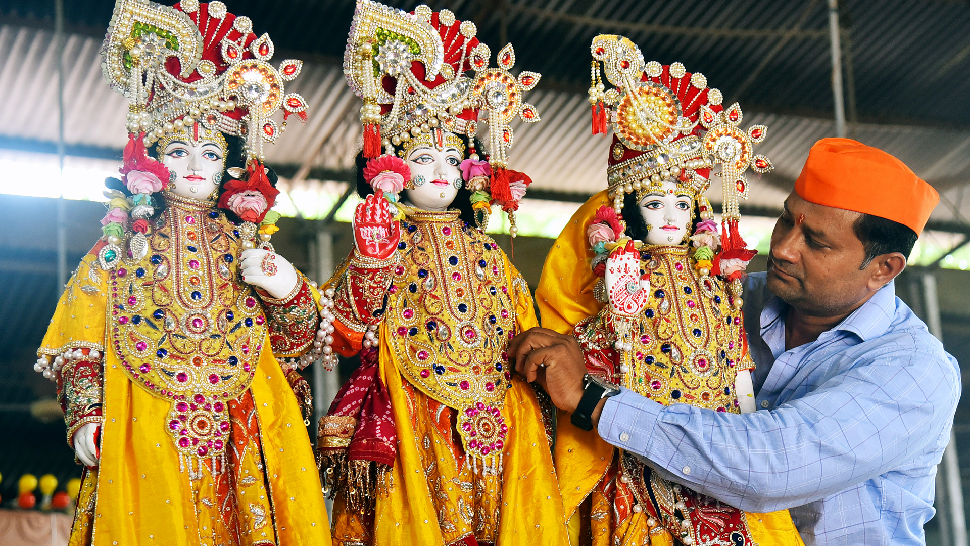 Ram Navami Celebrations Across India; Security Heightened in Cities