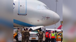 Tempo Traveller Hits Parked IndiGo Plane At Bengaluru Airport, One Injured