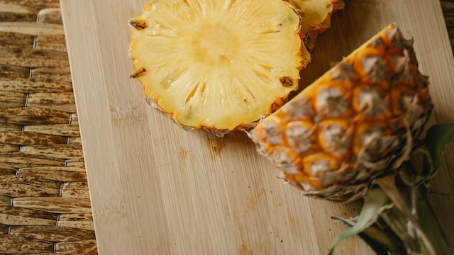 Pineapple can help break down complex proteins when eaten in moderation