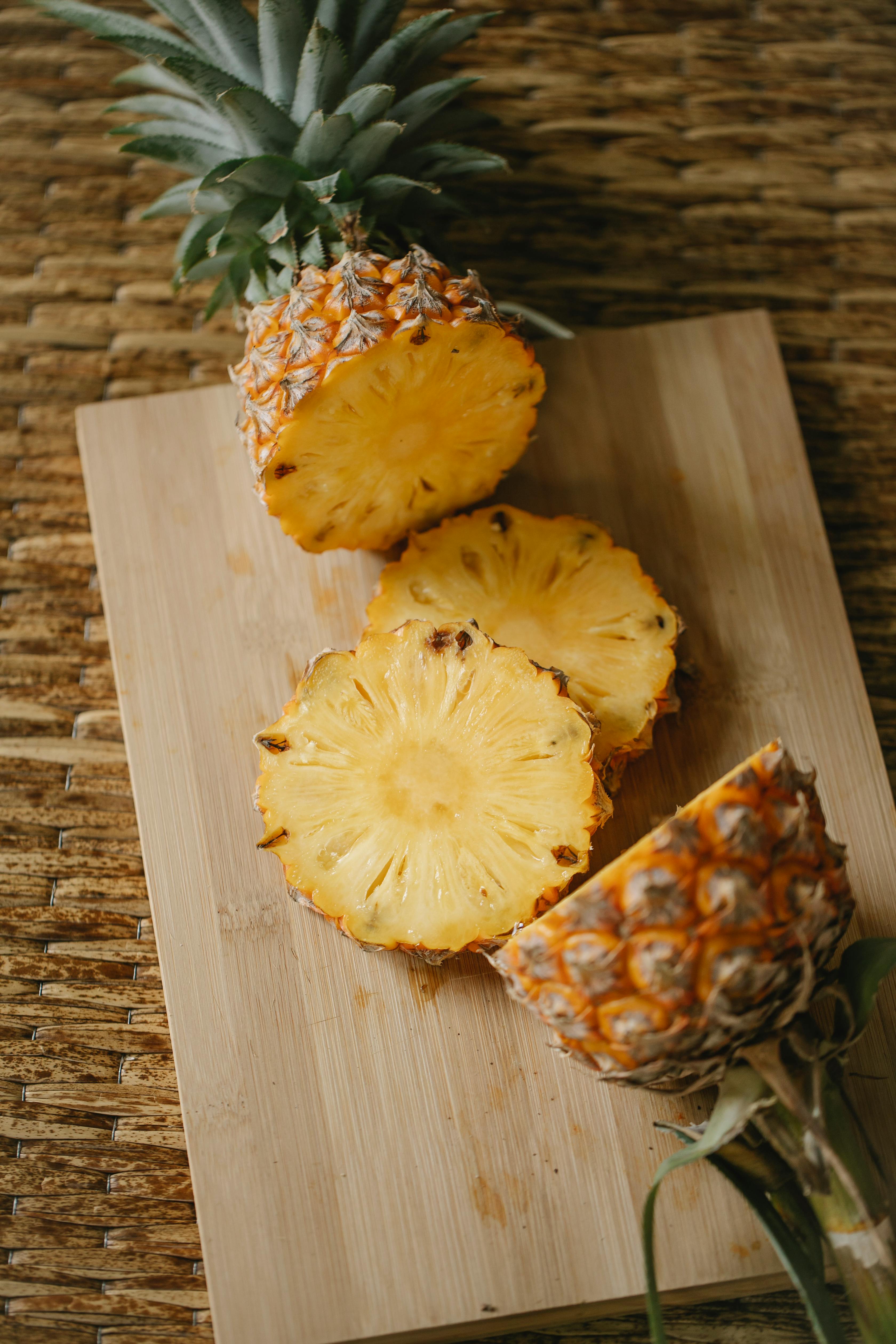 Pineapple can help break down complex proteins when eaten in moderation