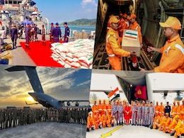 भारत ने भूकंप प्रभावित म्यांमार को 50 टन राहत सामग्री की नयी खेप भेजी भारत ने भूकंप प्रभावित म्यांमार को 50 टन राहत सामग्री की नयी खेप भेजी