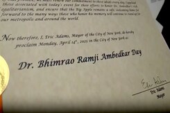 New York City Mayor Signs Proclamation To Declare April 14 As Dr Bhimrao Ramji Ambedkar Day New York City Mayor Signs Proclamation To Declare April 14 As Dr Bhimrao Ramji Ambedkar Day