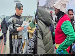 Cops Dressed As Batman And Robin Nab Gambling Suspects In UK, Video Goes Viral Cops Dressed As Batman And Robin Nab Gambling Suspects In UK, Video Goes Viral