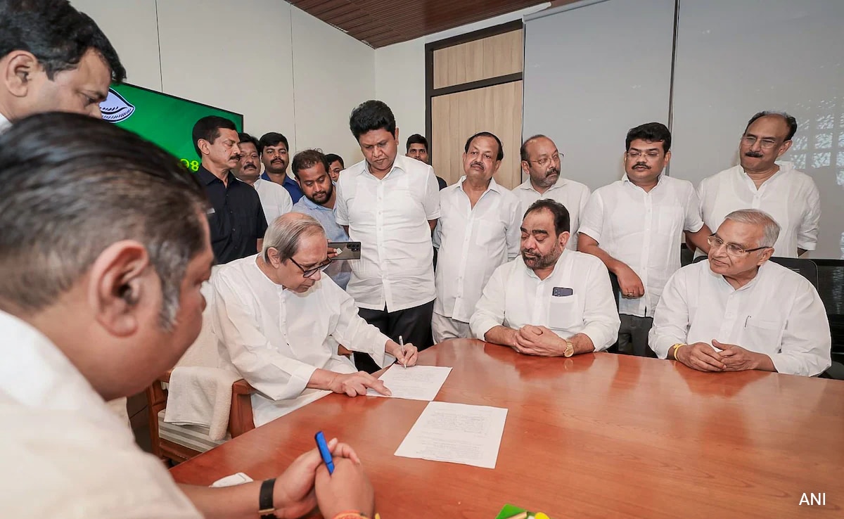 Bhubaneswar Бившият главен министър на Одиша и Биджу Джаната Дал