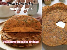 Can't Travel Without Snacks? Content Creator Shares Methi Thepla Recipe That Lasts For Days Can't Travel Without Snacks? Content Creator Shares Methi Thepla Recipe That Lasts For Days