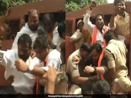 Hyderabad University Land Row Widens, BJP Team Stopped From Visiting Campus Hyderabad University Land Row Widens, BJP Team Stopped From Visiting Campus