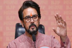 BJP MP Anurag Thakur's ATM Jibe At Congress Over National Herald Case BJP MP Anurag Thakur's ATM Jibe At Congress Over National Herald Case