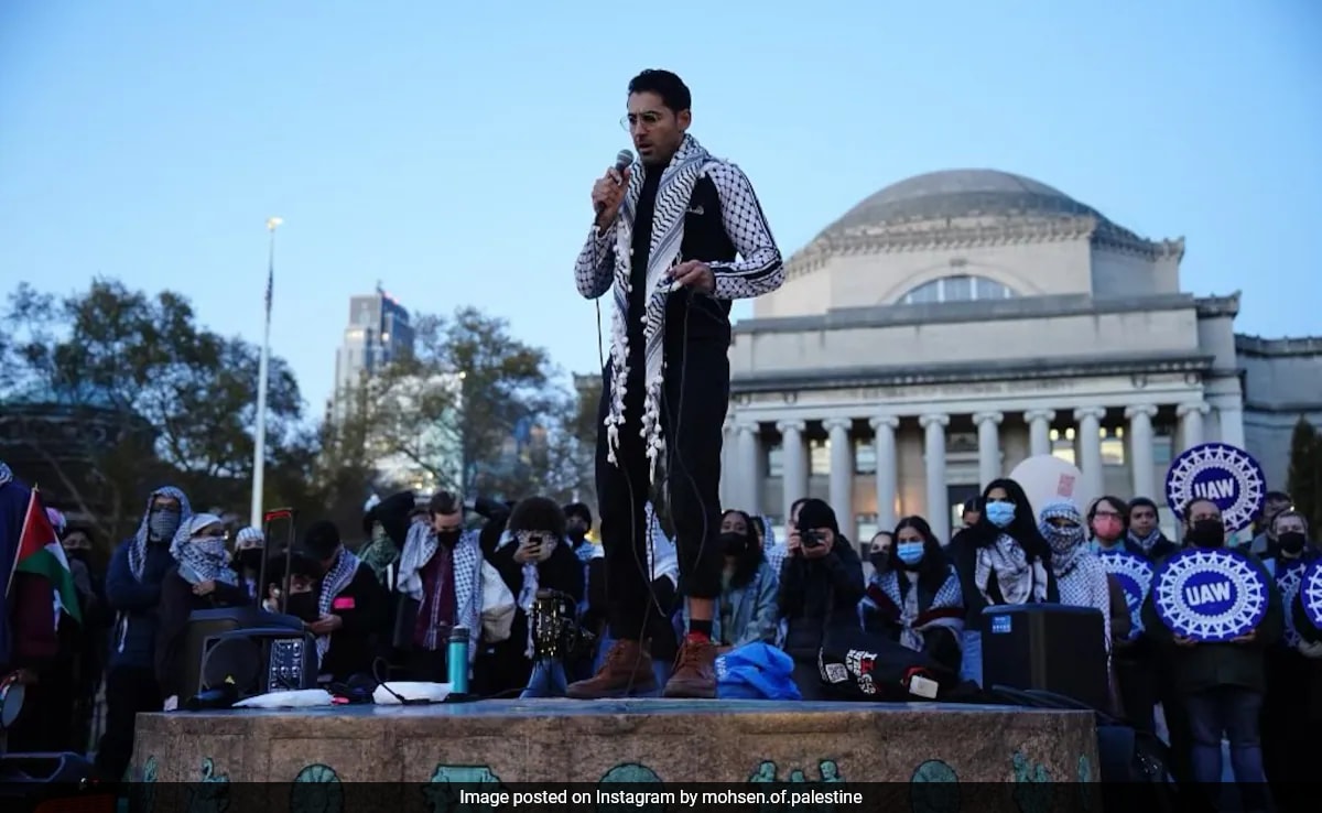 Палестински студент от Колумбийския университет се превърна в второ лице