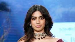 Khushi Kapoor Stuns In A Red Embellished <i>Lehenga</i> Set As She Turned Showstopper For Shyamal And Bhumika