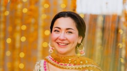 Hania Aamir Is A Stylish Bridesmaid In A White Embroidered <i>Kurta</i> Set