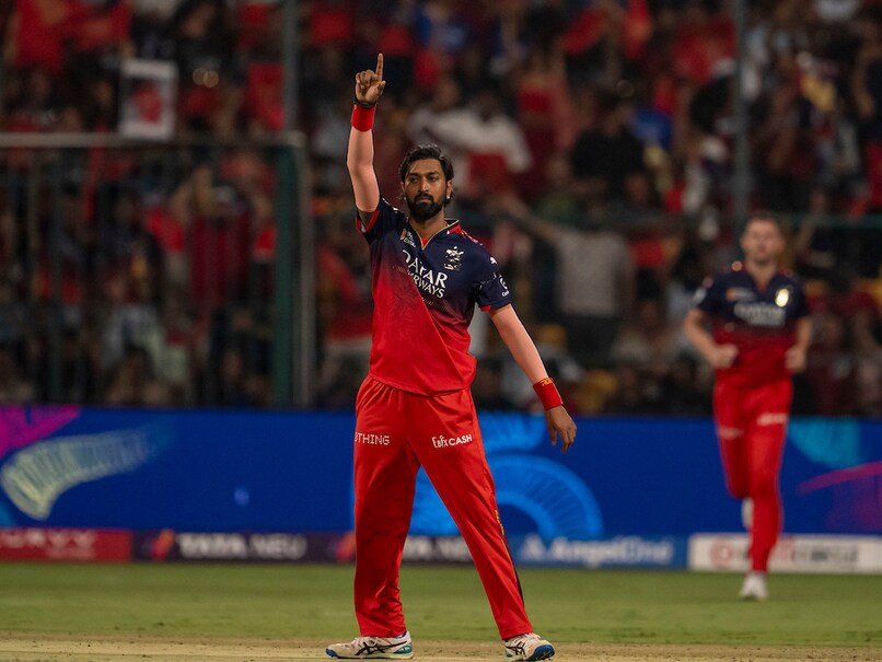 Royal Challengers Bengaluru vs Rajasthan Royals Live Score, IPL 2025: Krunal Pandya, Josh Hazlewood Lead RCB's Fightback; RR Need 44 In 20