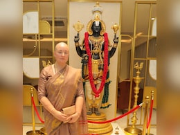 Pawan Kalyan's Wife Fulfills Vow, Performs Head-Tonsuring Ritual At Tirumala Pawan Kalyan's Wife Fulfills Vow, Performs Head-Tonsuring Ritual At Tirumala