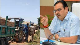 बजरी माफिया के खिलाफ एक्शन में राजस्थान सरकार, जान बचाकर भागे आरोपी, 5 ट्रैक्टर-ट्राली जब्त