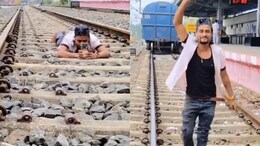 Assam Man Lies Between Tracks As Train Passes Over In Shocking Viral Stunt