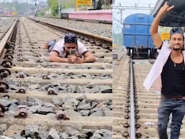 Assam Man Lies Between Tracks As Train Passes Over In Shocking Viral Stunt Assam Man Lies Between Tracks As Train Passes Over In Shocking Viral Stunt