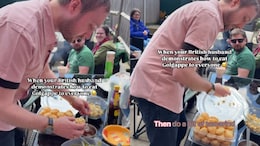 Viral Video: British Man Shows Friends How To Eat Golgappas, Internet Applauds