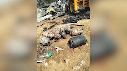 Bhilwara Cylinder Blast: भीलवाड़ा में सिलेंडर ब्लास्ट, मौके पर मची अफरा-तफरी