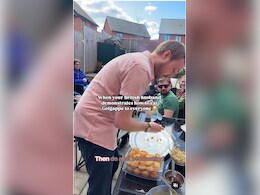 Watch: British Husband Shows How To Make Perfect Gol Gappas, Internet Calls Him "<i>Desi Jiju</i>" Watch: British Husband Shows How To Make Perfect Gol Gappas, Internet Calls Him "<i>Desi Jiju</i>"