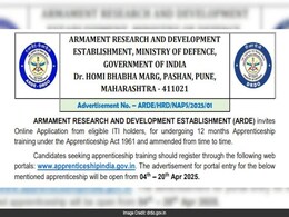 DRDO ARDE Apprentices Recruitment 2025: Registration Begins For 70 Posts, Check Details DRDO ARDE Apprentices Recruitment 2025: Registration Begins For 70 Posts, Check Details