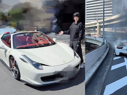 Ferrari Burned To Ashes After 1 Hour Of Driving, Pictures Go Viral