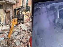 CCTV Captures Moment When Building Collapsed In Delhi's Mustafabad CCTV Captures Moment When Building Collapsed In Delhi's Mustafabad