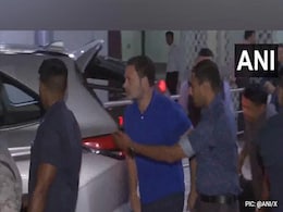 Rahul Gandhi Arrives Home After Cutting Short US Trip Due To Kashmir Attack Rahul Gandhi Arrives Home After Cutting Short US Trip Due To Kashmir Attack