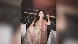 Hania Aamir Looks Like A Spring Dream In A Shimmery Pastel Lehenga