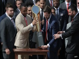 "Didn't Want Anyone Else To Get It": JD Vance As He Breaks College Football Trophy "Didn't Want Anyone Else To Get It": JD Vance As He Breaks College Football Trophy