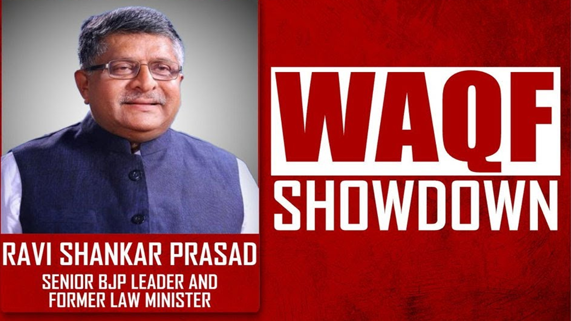 Waqf Showdown: 'No Mosques Will Be Touched,' Assures Ravi Shankar Prasad