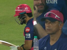 Watch: Rahul Dravid's Cold Expression Viral After Riyan Parag's Bat Gets Scrutinised By Umpire, Experts Ask, 'Why?'